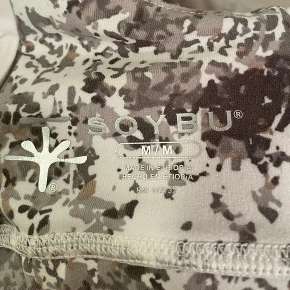 Soybu Sports Bra, Medium White/Gray Like New EUC - Picture 2 of 5